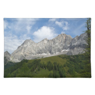 Austrian Mountains Cloth Placemat