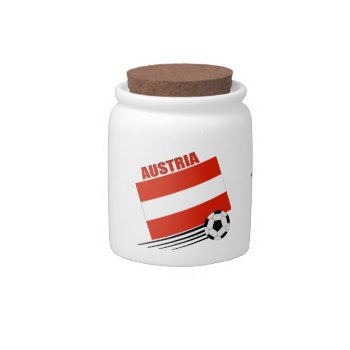 Austrian Soccer Team Candy Jar by worldwidesoccer at Zazzle