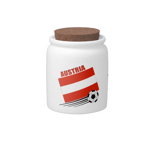 Austrian Soccer Team Candy Jar