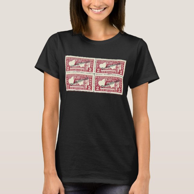 Austrian Stamps T-Shirt (Front)