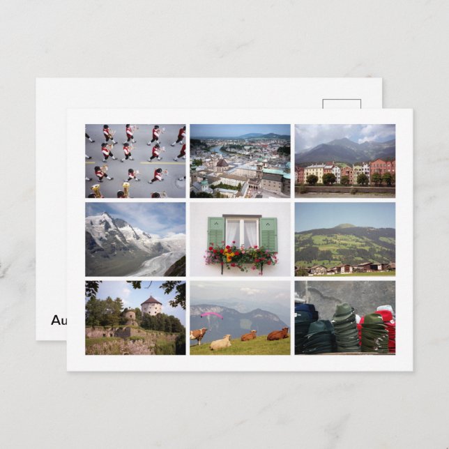 Austrian Tirol Postcard (Front/Back)