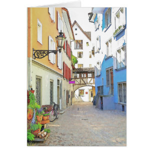Austrian Town For Friend Cards