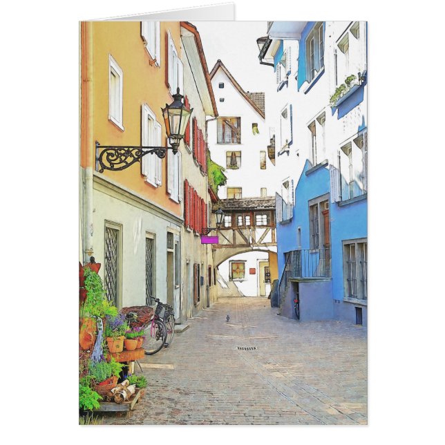 Austrian Town For Friend  Cards (Front)