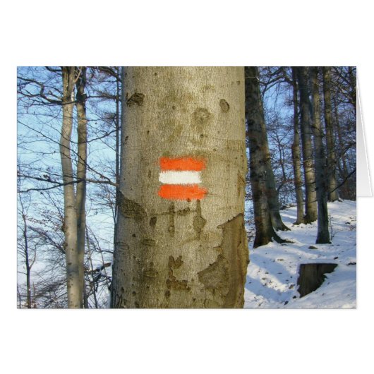 austrian tree flag (Front Horizontal)