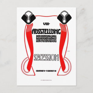 Austrian Vienna Jugendstil Art Nouveau expo Postcard