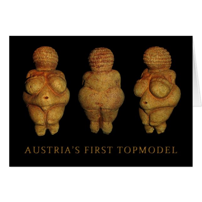 Austria's First Top Model Cards (Front Horizontal)