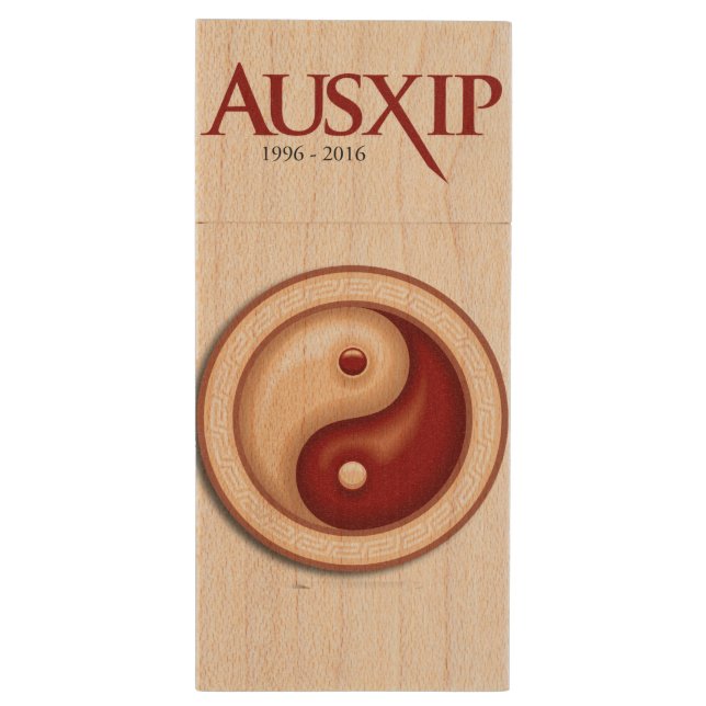 AUSXIP Yin Yang USB Drive #1 (Back (Vertical))