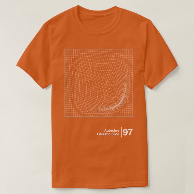 Autechre Minimal Graphic Artwork Design 4 T-Shirt (Design Front)