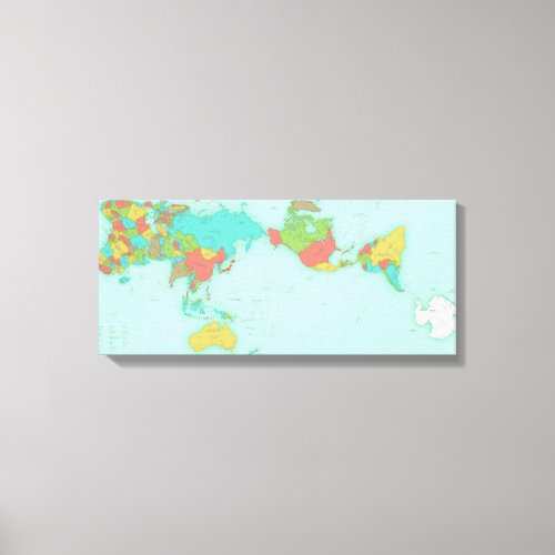 AuthaGraph World Map  Canvas Print