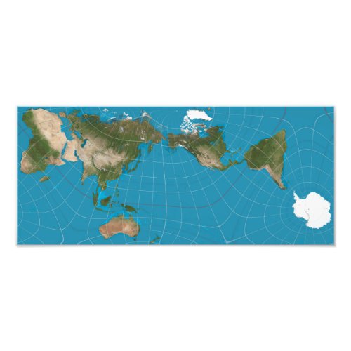 AuthaGraph World Map Photo Print