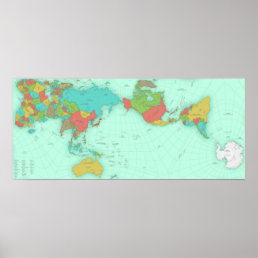 Authagraph World Map Poster