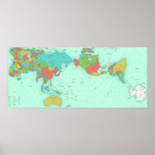 Authagraph World Map Poster