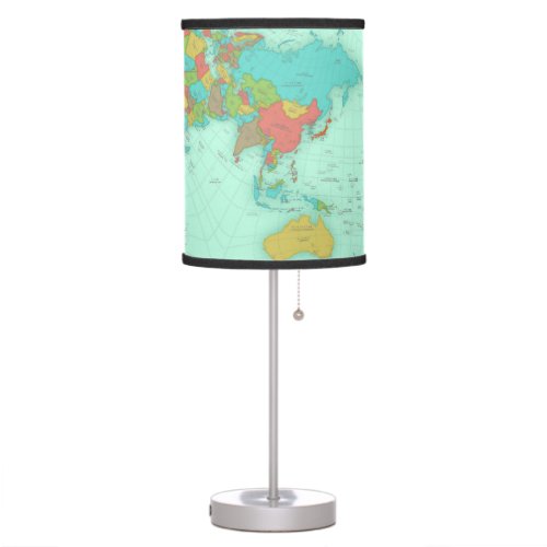 AuthaGraph World Map Poster Table Lamp