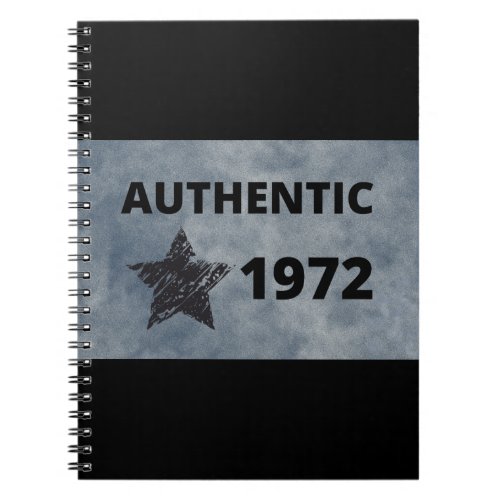 Authentic 1972 Star Year notebook