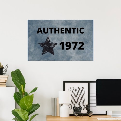 Authentic 1972 Star Year poster