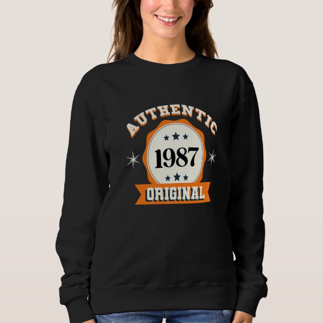 Authentic 1987 orginal   sweatshirt (Front)