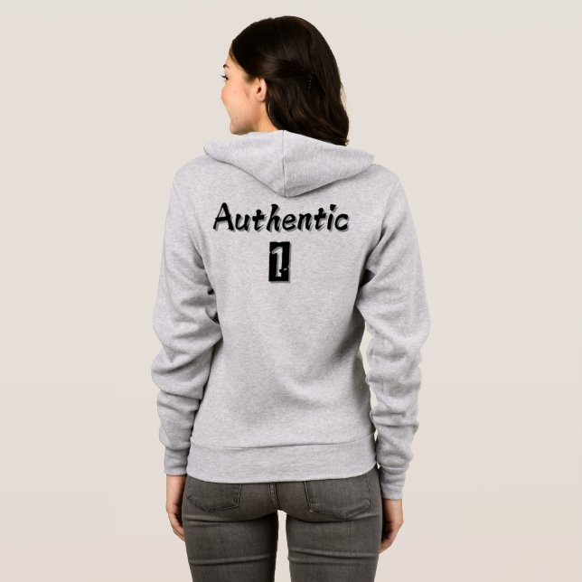 Authentic 1 T-Shirt Hoodie (Back Full)