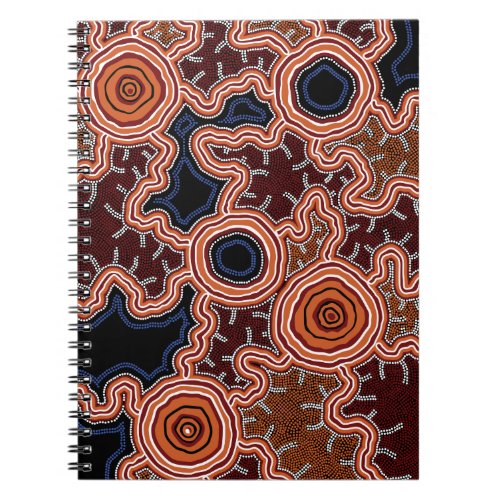 Authentic Aboriginal Art _  Notebook