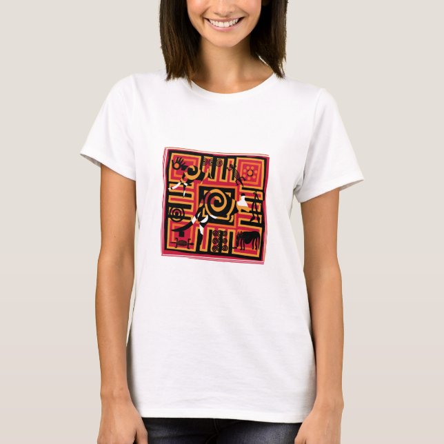 Authentic Aboriginal art T-Shirt (Front)