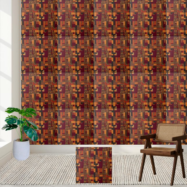 Authentic African Textile Pattern Tile  (Authentic African Textile Pattern Tile)