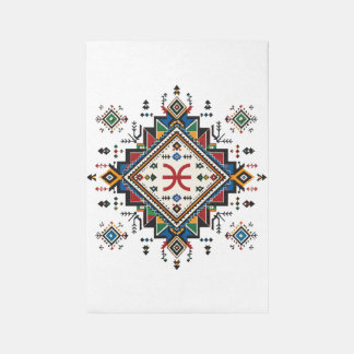 Authentic Amazigh Berber Area Rug - Moroccan Triba