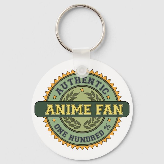 Authentic Anime Fan Keychain (Front)
