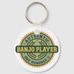 Authentic Banjo Player Keychain