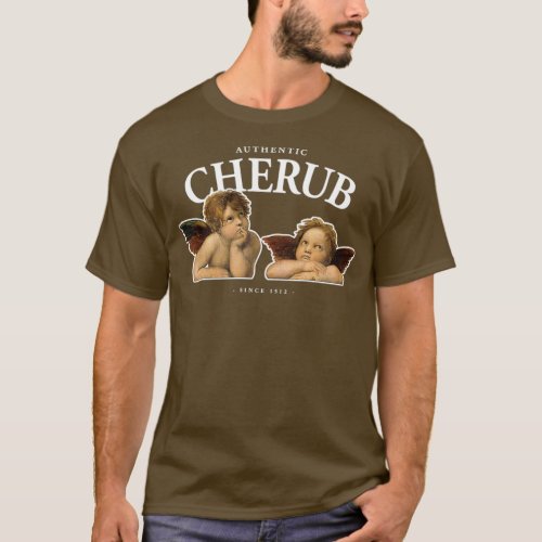 Authentic Cherub Retro al Painting T_Shirt