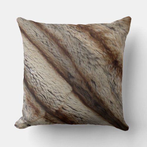 AUTHENTIC CHINCHILLA FUR PILLOW DIAGONAL