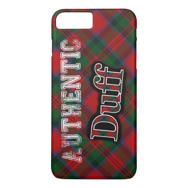 Authentic Clan Duff MacDuff Scottish Tartan Design Case-Mate iPhone Case (Back)