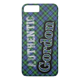 Authentic Clan Gordon Scottish Tartan Design iPhone 8 Plus/7 Plus Case
