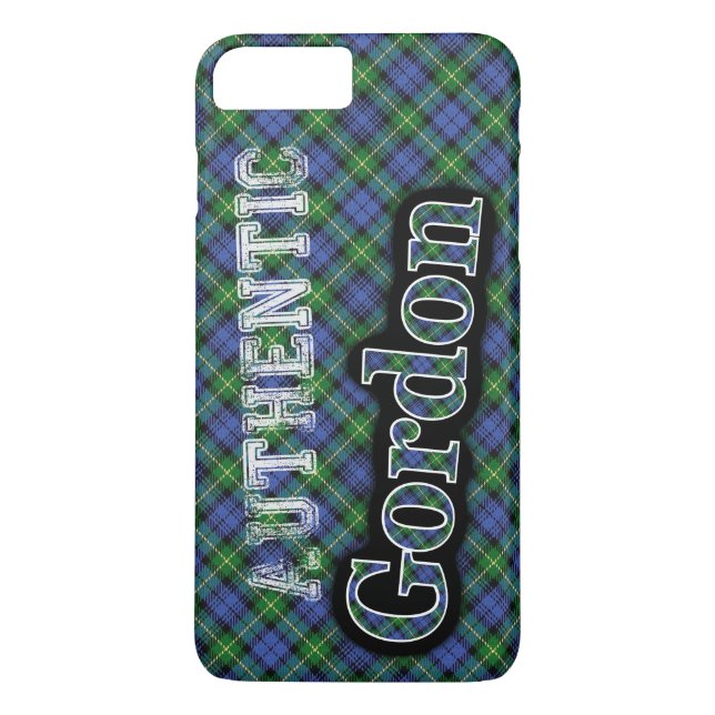 Authentic Clan Gordon Scottish Tartan Design Case-Mate iPhone Case (Back)