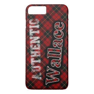 Authentic Clan Wallace Scottish Tartan Design Case
