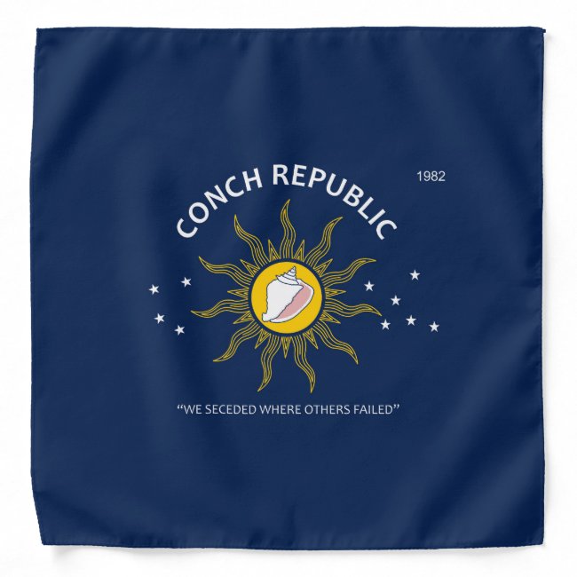 Authentic Conch Republic AVOID FAKES Bandana