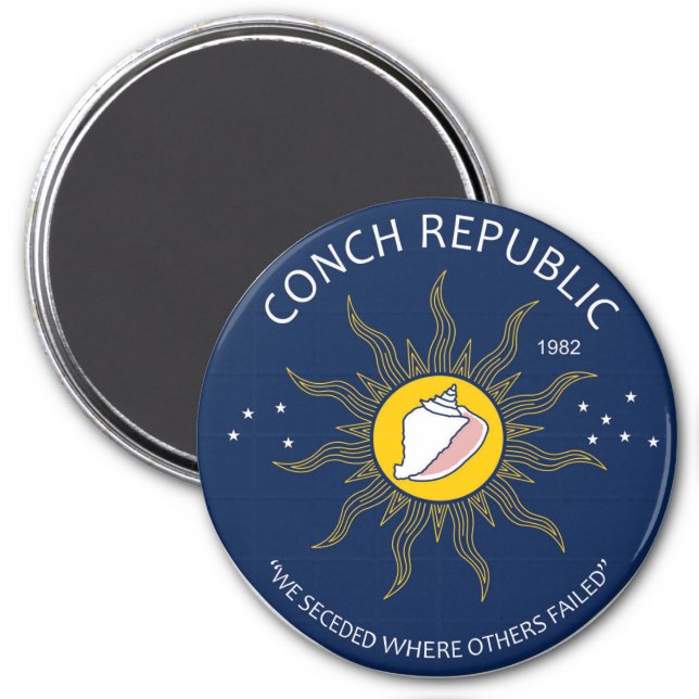 Authentic Conch Republic AVOID FAKES Magnet (Front)