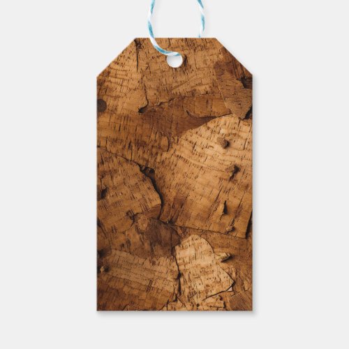 Authentic Cork Texture Gift Tags