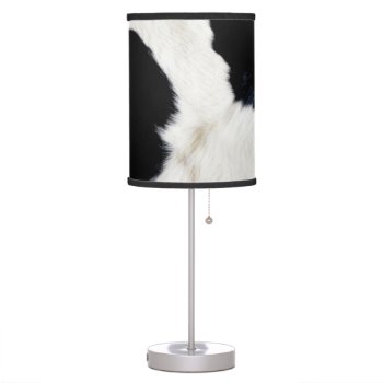 Authentic Cow Fur Animal Print Table Lamp by BOLO_DESIGNS at Zazzle