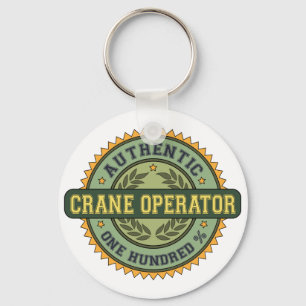 Authentic Crane Operator Keychain