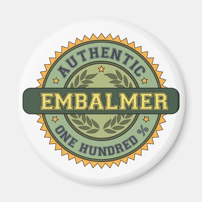 Authentic Embalmer Magnet (Front)