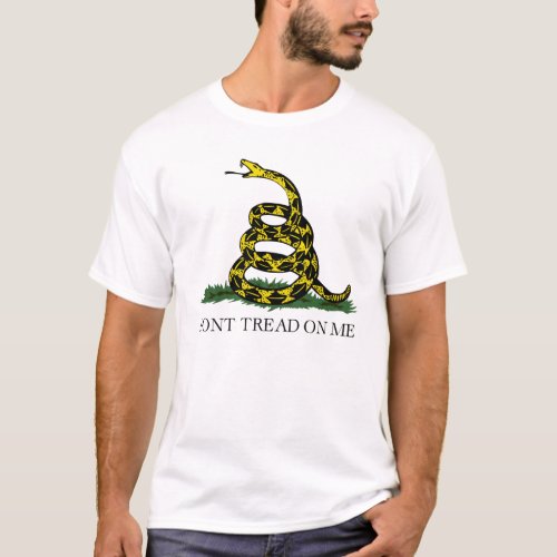 Authentic Gadsden Dont Tread on Me Flag T_Shirt