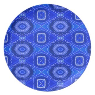 Authentic Gypsy Medallion Art Melamine Plate