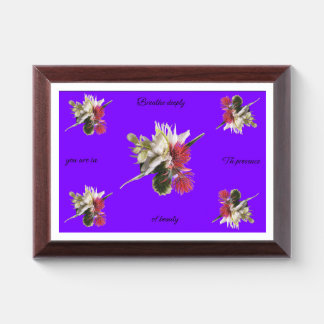 Authentic Heritage Rose Glossy Award Plaque