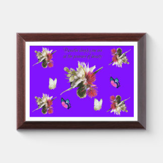 Authentic Heritage Rose Glossy Award Plaque