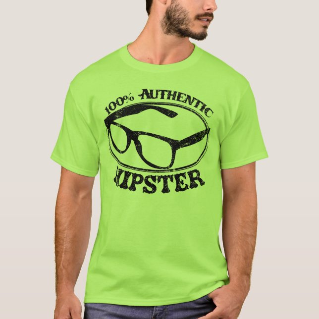 Authentic Hipster T-Shirt (Front)