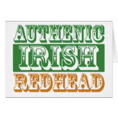 Authentic Irish Redhead (Front Horizontal)