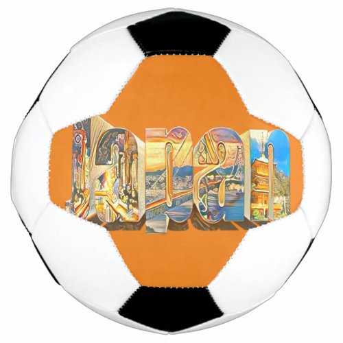 Authentic Japan Retro Vintage Style   Soccer Ball