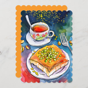 Authentic Kunafa Nablus Dessert كنافة Invitation