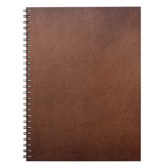 Authentic leather texture, genuine background. notebook (Front)