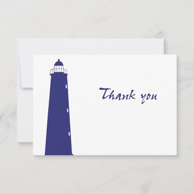 Authentic Lighthouse Thank You card (Front)