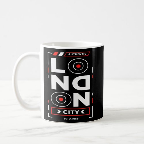 Authentic London City Est 1966  Coffee Mug
